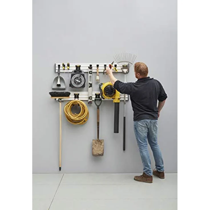Stanley Trackwalls Set STST22000-1, 20-teiliges Schienensystem mit 35 kg Tragekapazität, einfache Montage, mehrfarbig – Bild 4