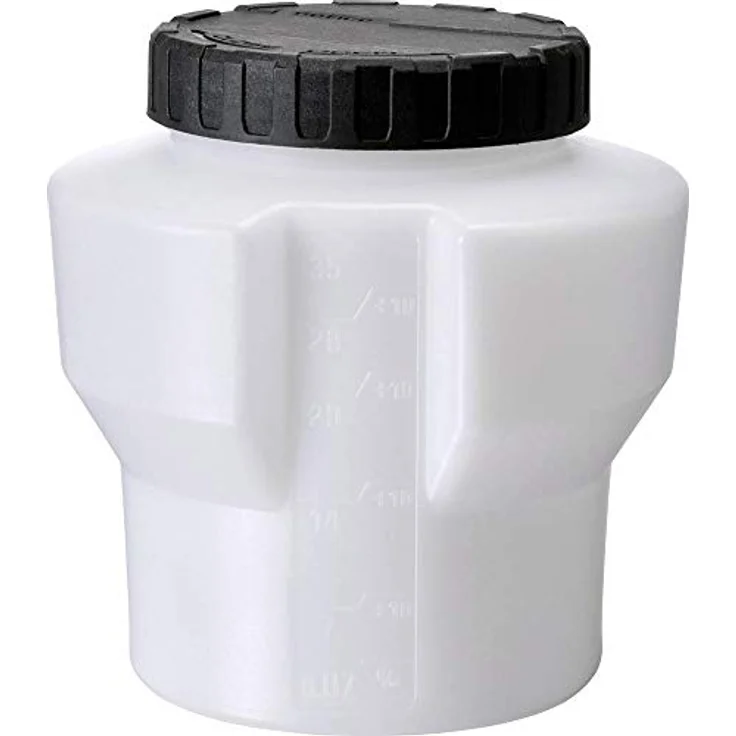 Einhell Farbbehälter 1.000 ml, passend für Farbsprühsysteme TC-SY 400 P/500 P/600 S/700 S, mit Schraubdeckel – Bild 1