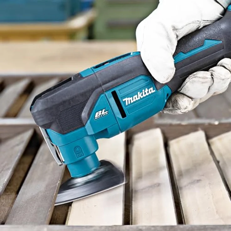 Makita DTM53Z Akku-Multifunktionswerkzeug, bürstenloser Motor, konstante Leistung, werkzeugloser Zubehörwechsel, 18 V – Bild 7