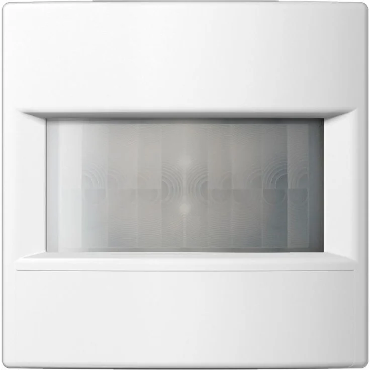 JUNG LS 17180 WW, Bewegungsmelder Automatik-Schalter mit 30 m Reichweite und 180° Erfassungswinkel, Unterputzmontage, halogenfreier Thermoplast