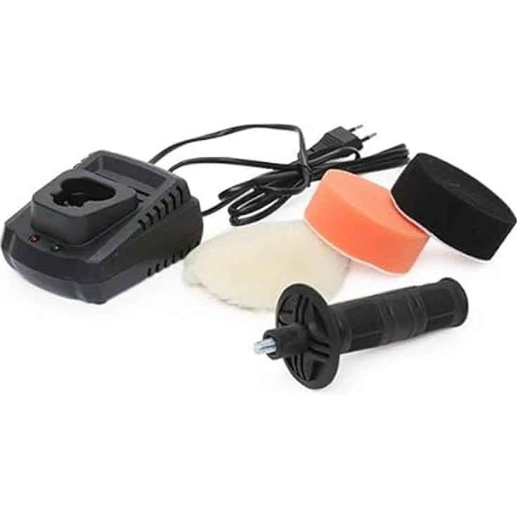 YATO Profi Mini Akku-Poliermaschine 80mm 12 V inkl. Akku und Ladegerät YT-82903 – Bild 10