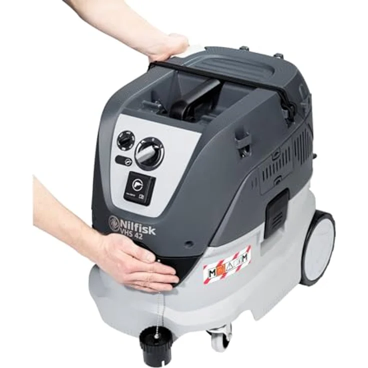 Nilfisk Nass-Trocken-Sauger VHS 42 L30 MC PC 220-240V 50/60HZ EU, Sicherheitsstaubsauger mit HEPA-Filter, 30 Liter, blau – Bild 3