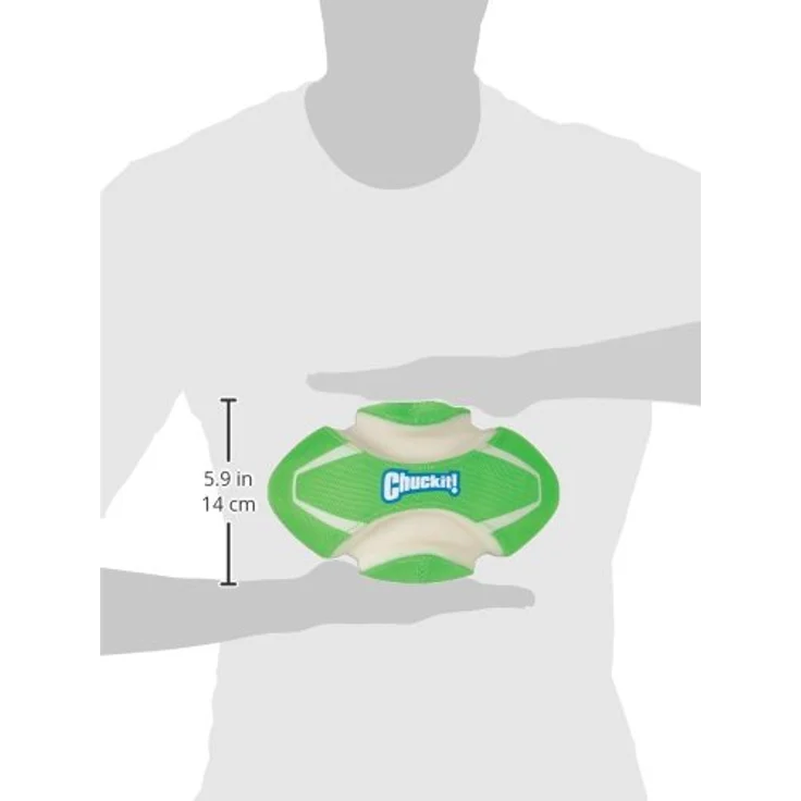 Chuckit! CH32306 Fumble Fetch Max Glow Small, Hunde-Interaktives Spielzeug mit Leuchtfunktion, Nylonoberfläche, 13 x 17,5 cm – Bild 3