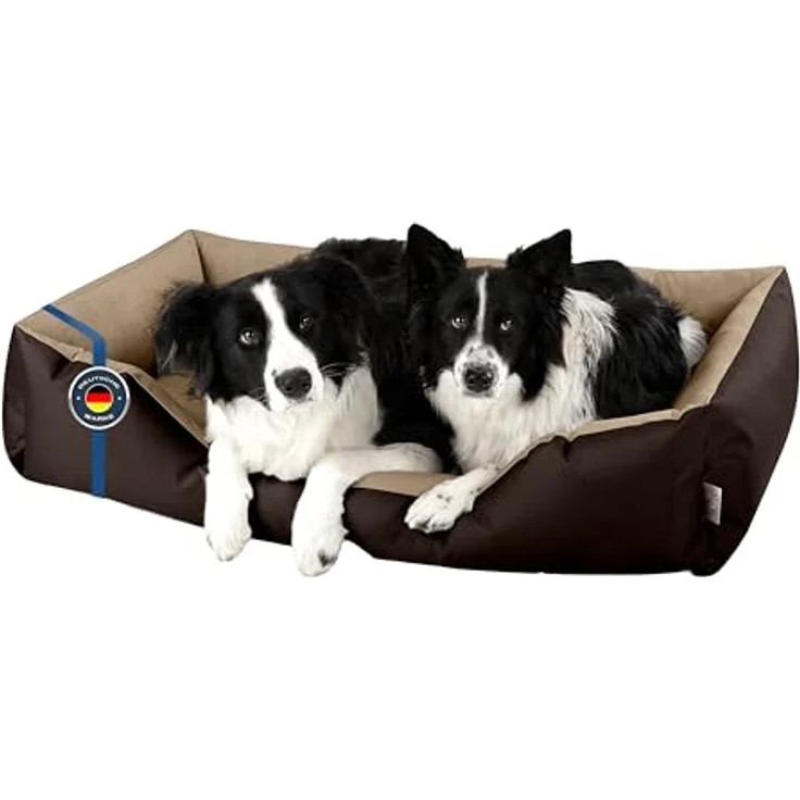 BedDog Hundebett XXXL - Hundekissen - Hundekorb - Hundecouch - Hundesofa - Bezug abziehbar, Waschbar, für Große Hunde in vielen verschiedenen Farben – Bild 1