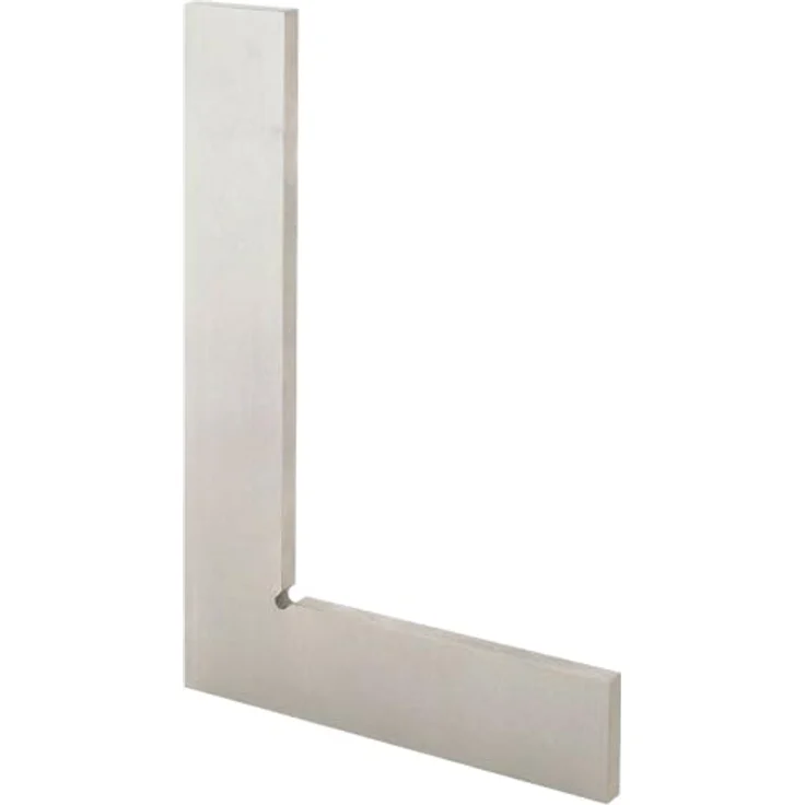 Forum Flachwinkel DIN 875/I, 100 x 70 mm, rostfreier Stahl ohne Anschlag für präzise Messungen – Bild 1