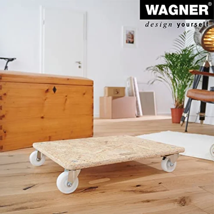 WAGNER Transporthilfe MM 1617, OSB 25 mm, 400 kg Tragkraft, 59 x 49 x 12 cm, CO2-neutral, formstabil, beste Beweglichkeit – Bild 3