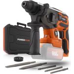 Powerplus Dual Power Akku-Schlagbohrmaschine POWDP15680-4 in 1: 40 V Bohrmaschine, 3 J, Links-Rechts-Schalter, Ohne Akku und Ladegerät