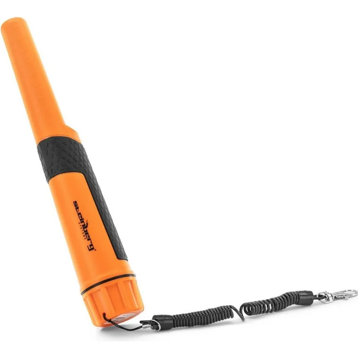 Steinberg Systems Metalldetektor Pinpointer 360° LED Metallsuchgerät - 20 cm Ortungstiefe, 4,5 cm Durchmesser, LED-Taschenlampe – Bild 1