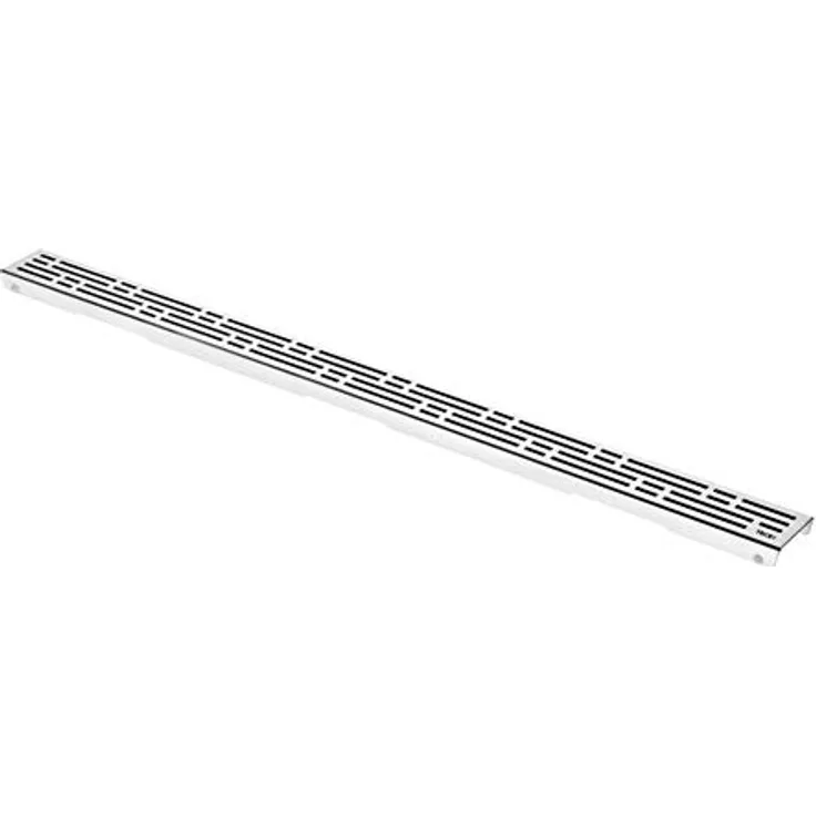 TECE 601010 drainline Designrost "basic", Duschrinne aus poliertem Edelstahl, Nennlänge 100 cm, Prüflast ca. 300 kg, silber