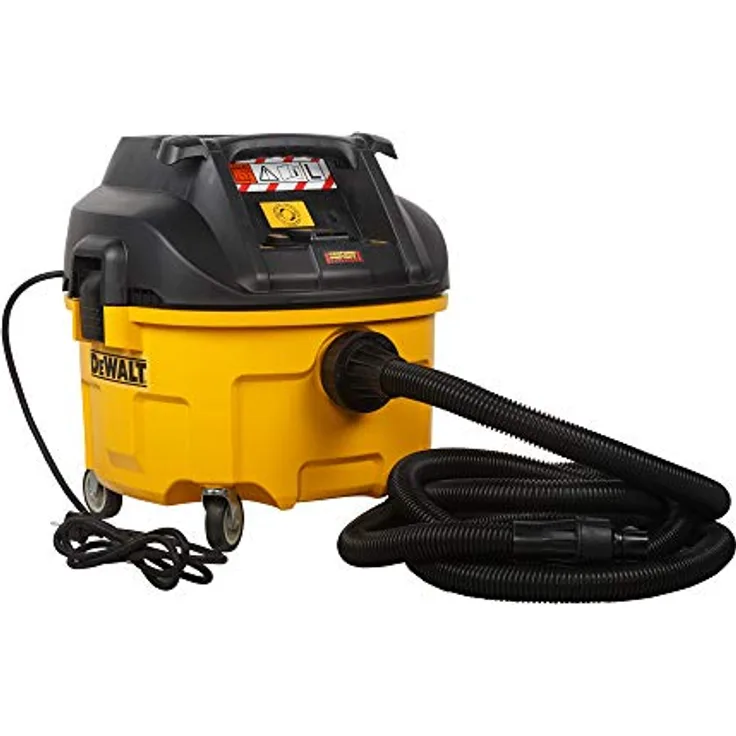 DEWALT Nass-/Trockensauger L-Klasse DWV901L (1400 Watt, automatische Filterreinigung, integrierte Steckdose)