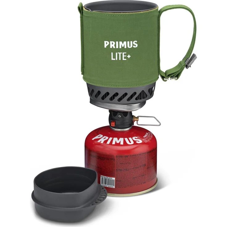 Primus Lite Plus, Gaskocher mit G-1000 ECO Lite Ummantelung, effizienter Brenner und 500-ml Aluminiumtopf