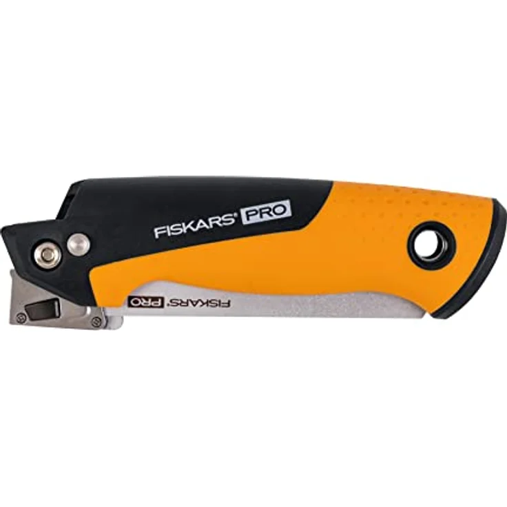 Fiskars Pro Kompakte Klappsäge, Inkl. 2 Sägeblättern, Sägeblattlänge: 15 cm, 13 TPI und 24 TPI, Schwarz/Orange, PowerTooth, 1062934 – Bild 4