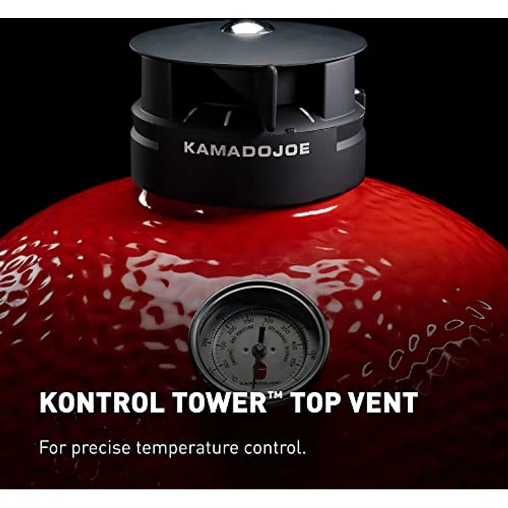 Kamado Joe Classic II Freistehend - Keramikgrill Holzkohlegrill Rot – Bild 6