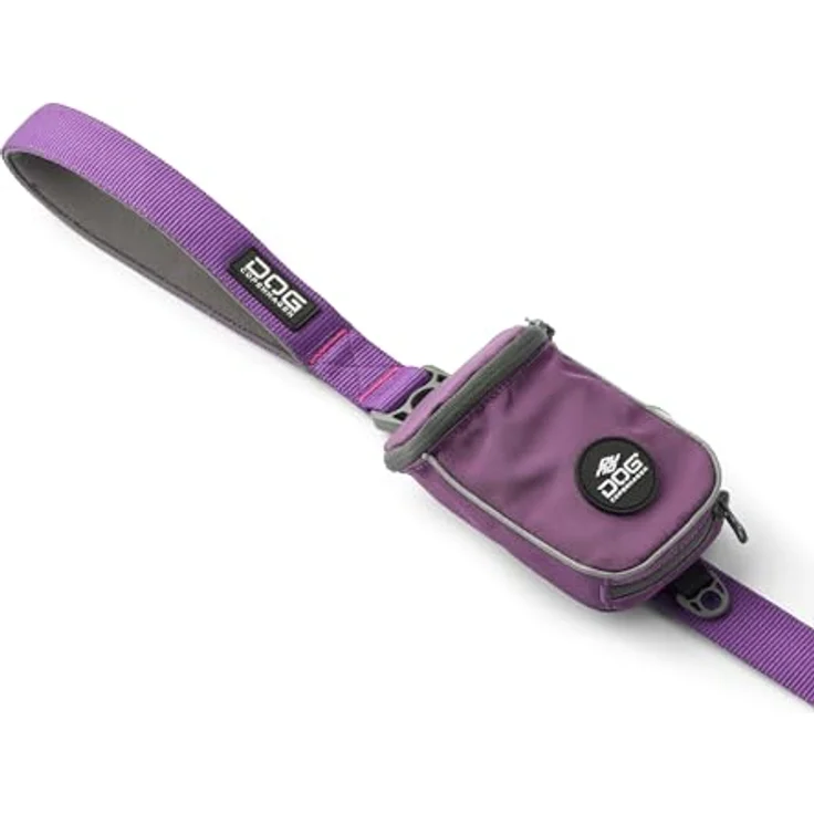 DOG Copenhagen Urban Trail 3.0 Leine, Purple Passion, L, mit integrierter Pouch Organizer Tasche und reflektierendem 3M-Besatz – Bild 4