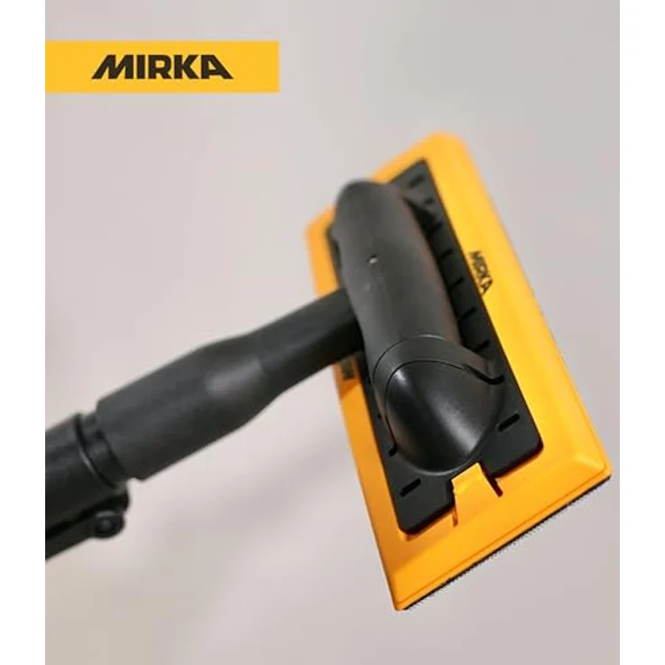 Mirka DecoSander, Multischleifer mit austauschbaren Schleifpads, integriertes Staubabsaugsystem, ergonomisch und leicht, teleskopierbar von 1,1 m bis 1,8 m – Bild 4