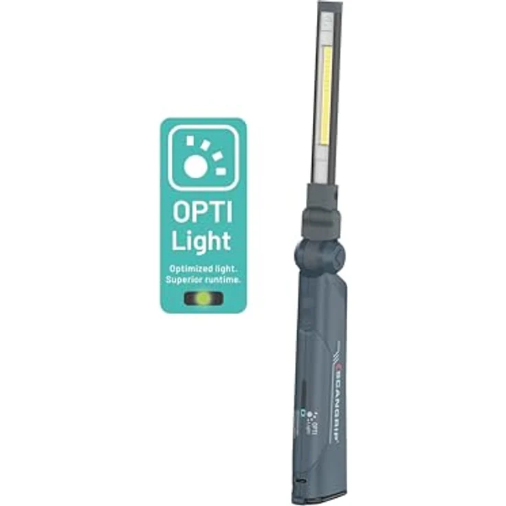 Scangrip Akku-LED Taschenlampe Slim, 31 cm, 500 lm, dimmbar für Handwerk und Mechanik – Bild 3