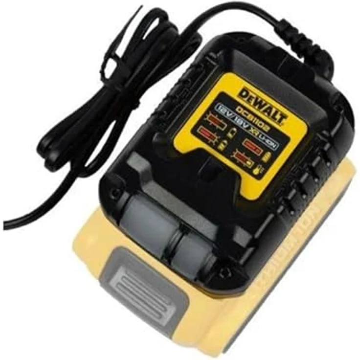 DeWalt DCB 1102 Akku Ladegerät, 12 - 18 V, 2 A Ladestrom, LED-Ladezustandsanzeige – Bild 2