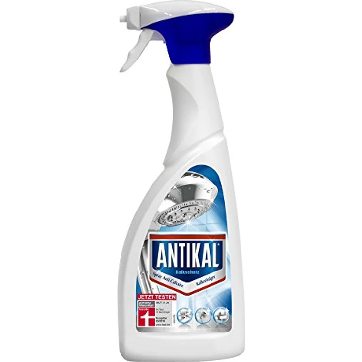 Antikal Kalkreiniger Sprühflasche, 5er Pack (5x 750ml) - Strahlender Glanz gegen Kalkbeläge, fantastische Wirksamkeit