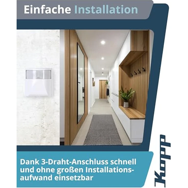 Kopp 808402183 Infra Control R 180° UP IP 20 – Bild 6