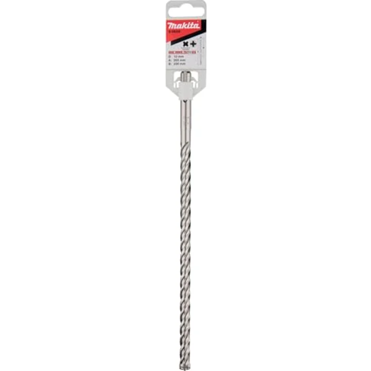 Makita B-58229 NEMESIS2 SDS-PLUS Hammer-Bohrer, 10,0 x 265 mm, präzise Bohrlöcher für Beton, Stahlbeton und Mauerwerk, wenig Rückschlag. – Bild 2
