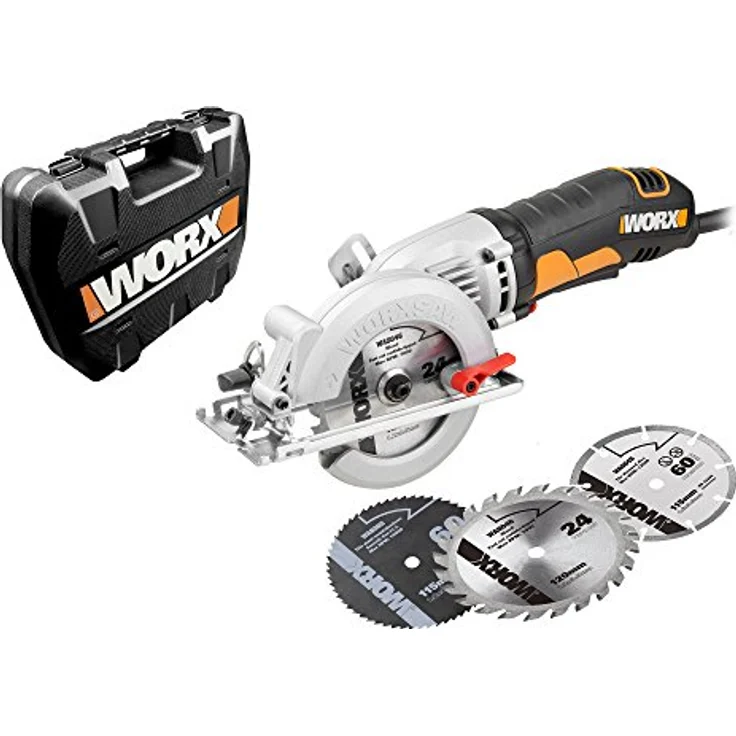 WORX WX429 400W 120mm WORX Säge Kompakt Kreissäge – Bild 3
