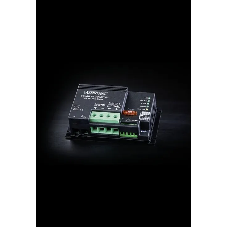 Votronic MPP 440 CI, Solar-Laderegler mit 3 Ladeprogrammen für Blei-Säure- und LiFePO4-Batterien, Überladeschutz, Bluetooth-Anschluss, 12V, 440 Wp