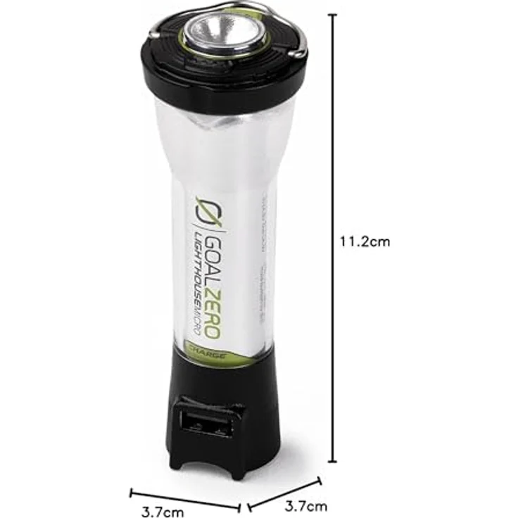 Goal Zero 32008 Lighthouse Micro Charge LED Camping-Leuchte 120lm akkubetrieben 87g Schwarz, Gelb – Bild 9