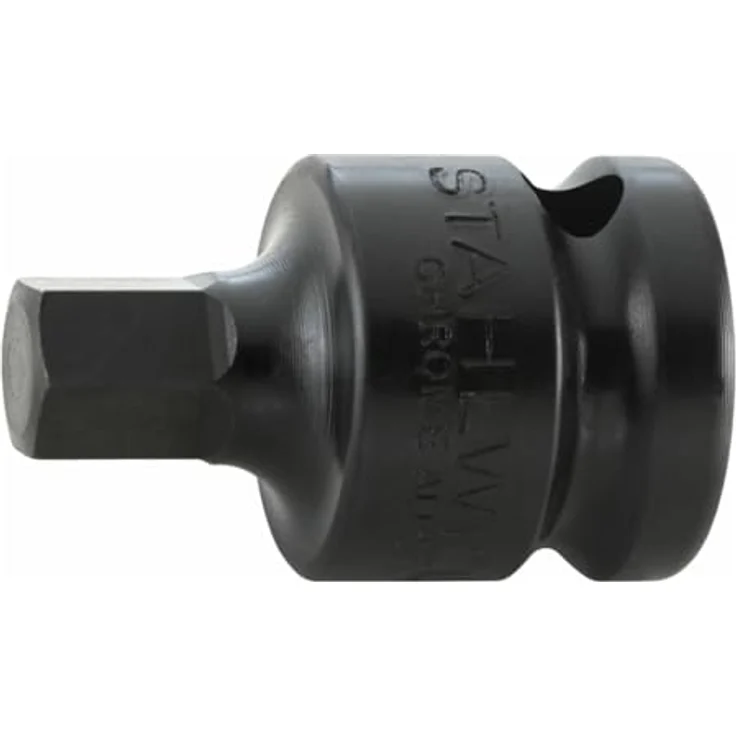 Stahlwille Bit- und Steckschlüsselset IMPACT INHEX-Einsätze Nr. 54IMP 23050014, Innen-4kant für Kraftschrauber, Chrome-Alloy-Steel, brüniert – Bild 1