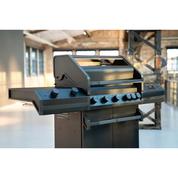Grillfürst Independence P530G Smart Grill mit WLAN-Modul, XXL Infrarotbrenner, Heckbrenner und Gusseisenrosten – Bild 2