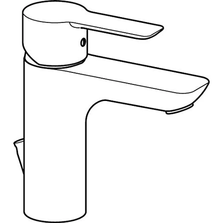 OTTO Spültischarmatur, Waschtisch-Einhand-Einlochbatterie mit 6 l/min Durchflussmenge, Messing, mit Kalkschutz und Metallhebel – Bild 4