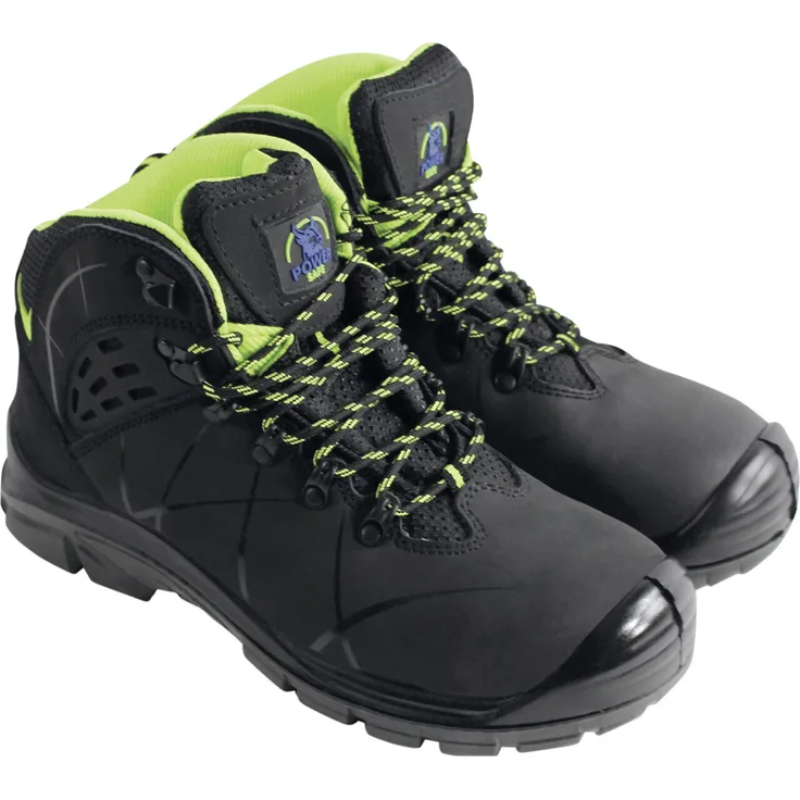 Power Safe Sicherheitsstiefel Johannes S3 schwarz, leicht und flexibel, wasserabweisend bis zu 60 Minuten