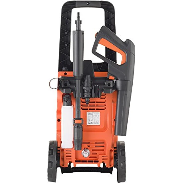 Black und Decker BXPW1600PE Hochdruckreiniger mit Patio Cleaner und feste Bürste 1600 W, 125 bar, 420 l-h – Bild 4