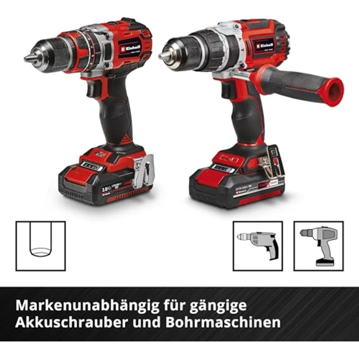 Einhell HSS-G Titan Metallbohrer-Set, 6-teilig mit 135° Split Point Spitze und Aufbewahrungskassette, für Stahl und Aluminium – Bild 14