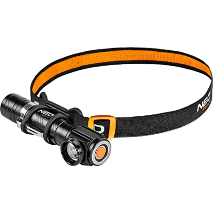NEO TOOLS Stirnlampe LED 1000lm, magnetische 2-in-1-Kopflampe mit 6 Lichtmodi und USB-Akku 2000mAh – Bild 1