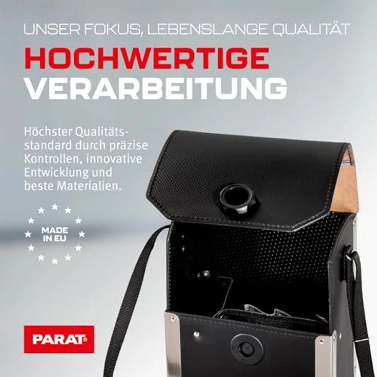 Parat Werkzeugtasche aus Rindleder 230 x 140 x 300 mm m (30200581) – Bild 4