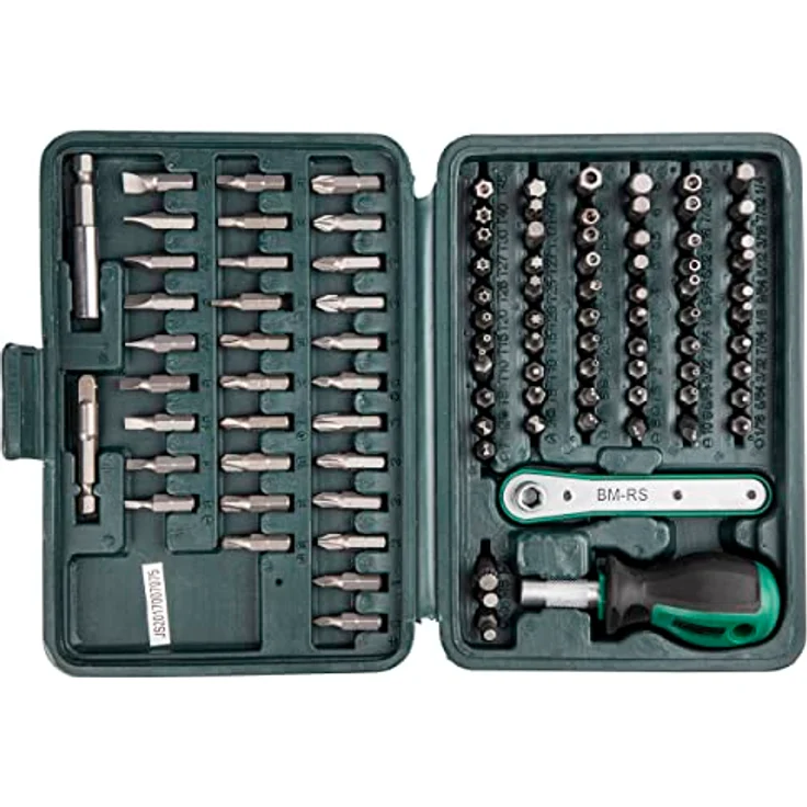 Brüder Mannesmann Werkzeuge M29899 Bit-Set, 99-teilig Sicherheits-Bitsatz für präzises Arbeiten – Bild 2