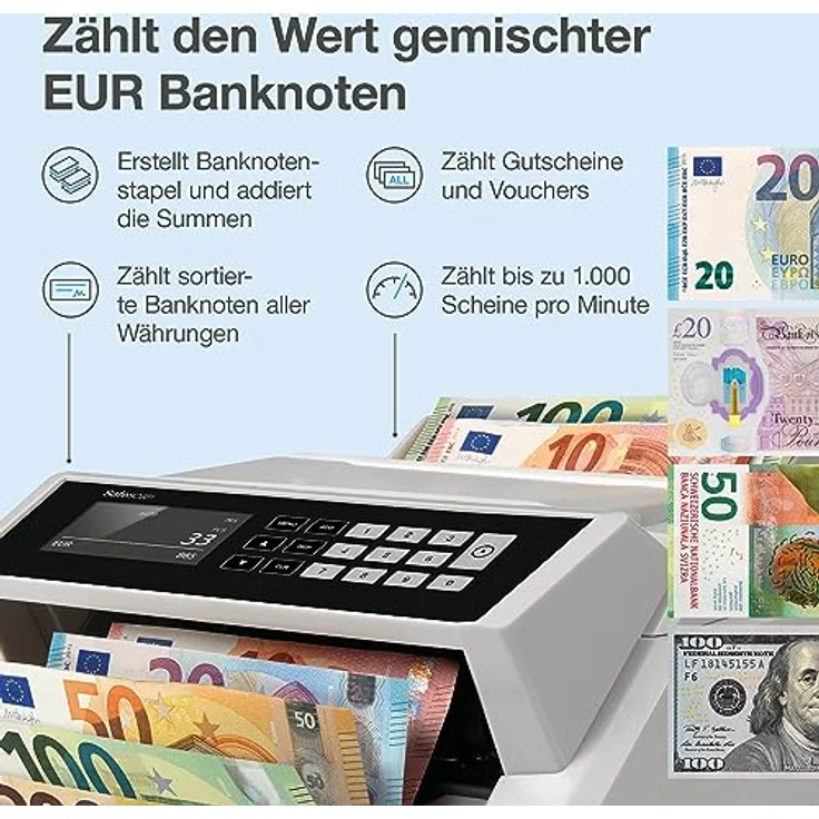 Safescan 2465-S Geldzähler – Bild 3