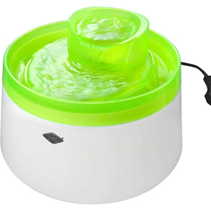 Europet Bernina 603-445761 Wasserspender Cascade 22x22x15 cm, inklusive Kohlefilter, Farbe Limette, 12 V, Limette