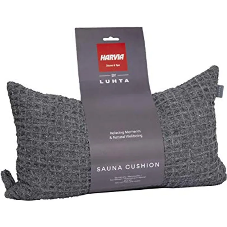 Harvia by Lutha Saunakissen Kissen ca. 22 x 40 cm anthrazit