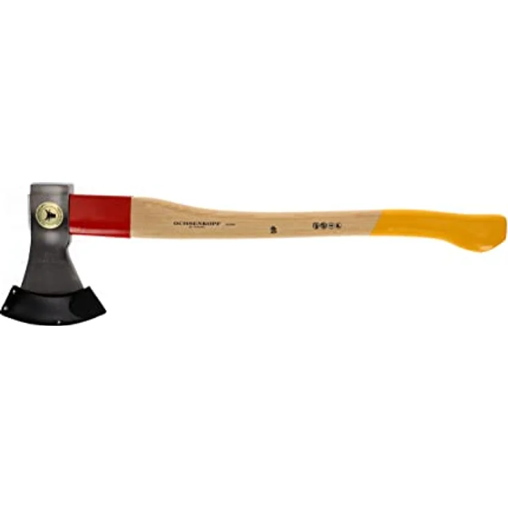 Ochsenkopf OX 620 H-1257 Universal Gold-Forstaxt - Hochwertige Axt mit Hickory-Holzstiel und Rotband-Plus Stielbefestigung - Gewicht: 2100 g – Bild 8