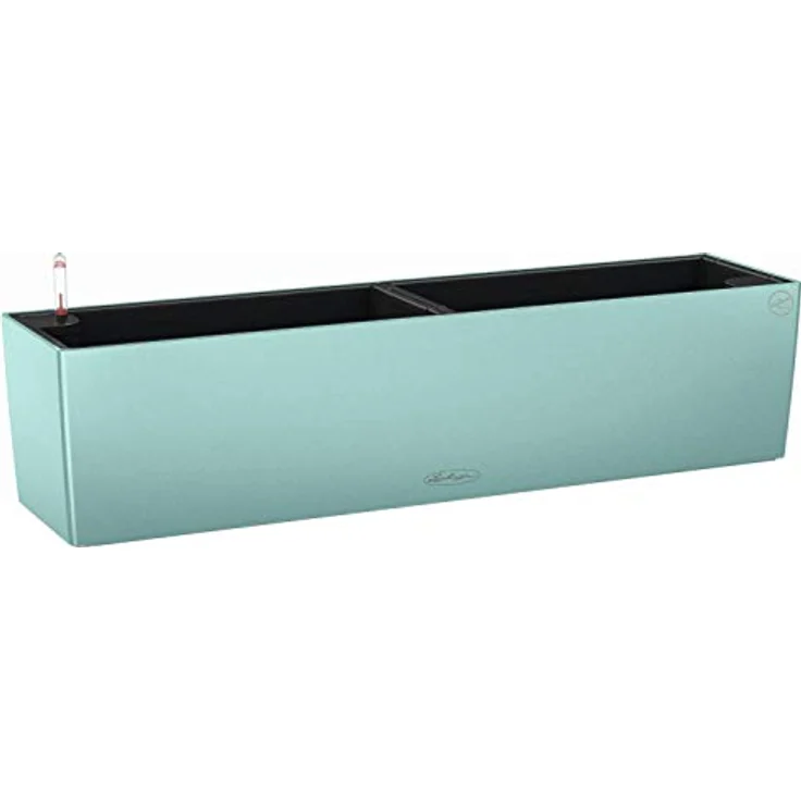 Lechuza 15705 Balconera Color 80 Selbstbewässernder Übertopf für Innen- und Außenbereich, 78,7 x 17,8 x 17,8 cm, Pastellgrün – Bild 1