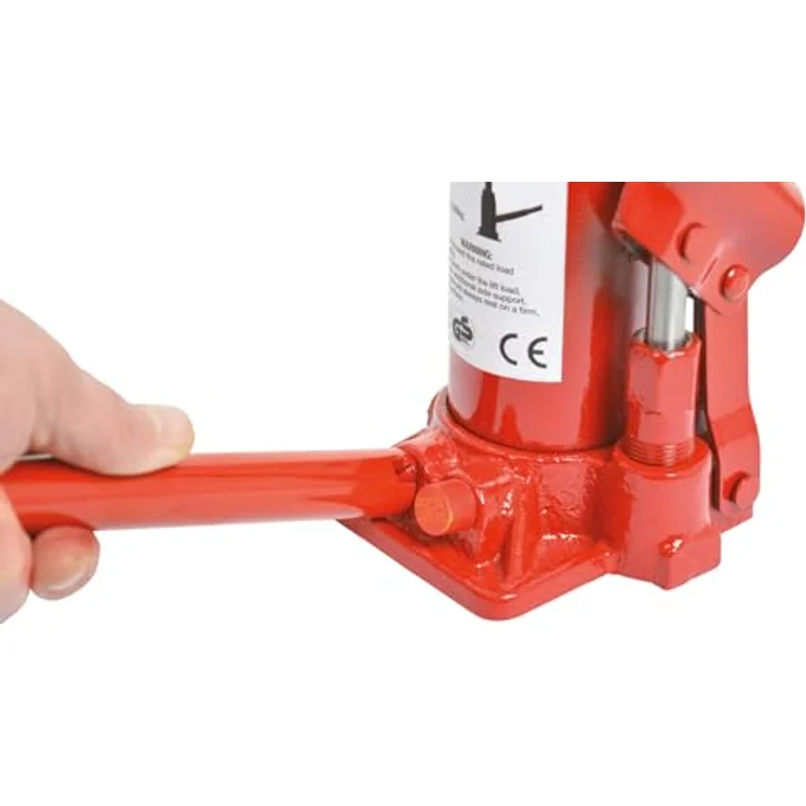 Carpoint Hydraulikwagenheber 5000kg, für Fahrzeuge bis 5 Tonnen, höhenverstellbar von 198 bis 413 mm – Bild 6