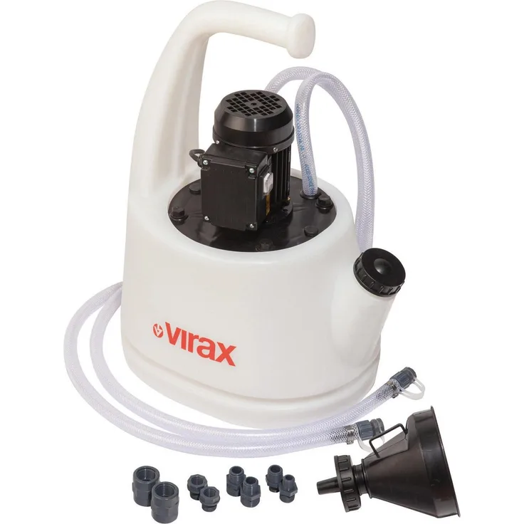 Virax Entkalkungspumpe, Wasserpumpe 15 L mit IP54 Motor, stoßfestem Behälter und praktischem Tragegriff