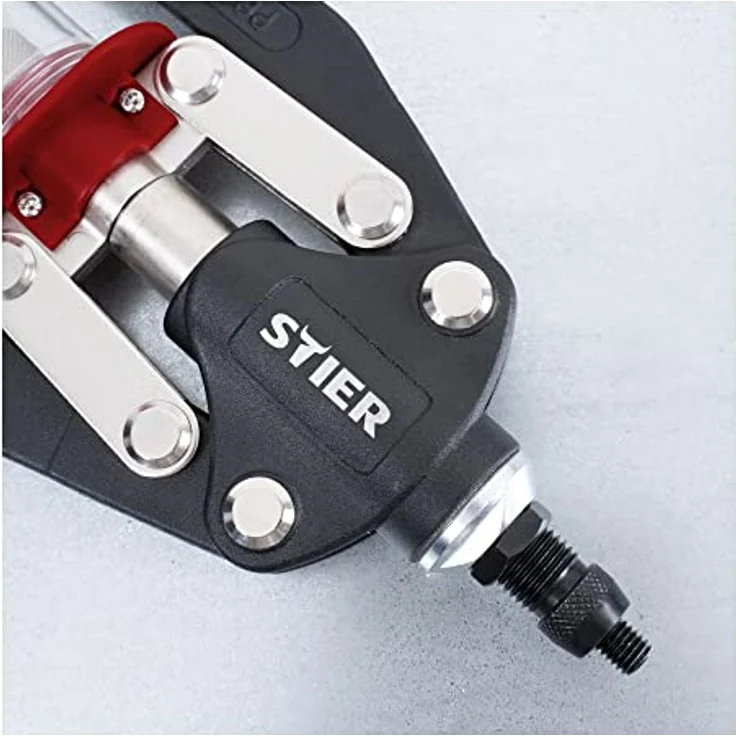 STIER Universal-Nietzangen-Satz, 11-teilig, für Blindnieten und Blindnietmuttern, inklusive Maulschlüsselsatz, aus hochwertigem Stahl – Bild 3