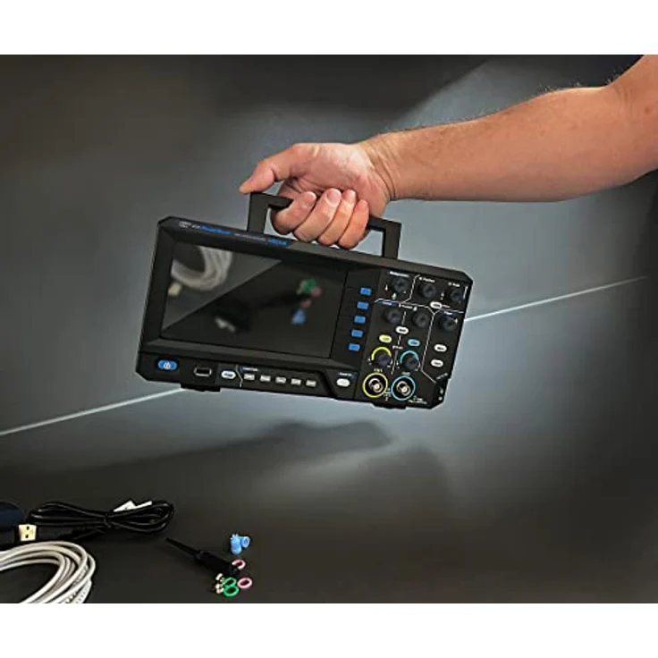 PeakTech 1404, Digital Speicher Oszilloskop, 2 Kanal, 100 MHz, 1GS/s, USB Schnittstelle, PC Software, P 1404, Schwarz – Bild 5