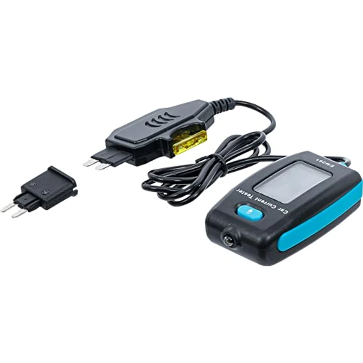 BGS, Digitales Amperemeter für Sicherungskontakt, Multimeter für 12/24 V Systeme, max. 20 A – Bild 1