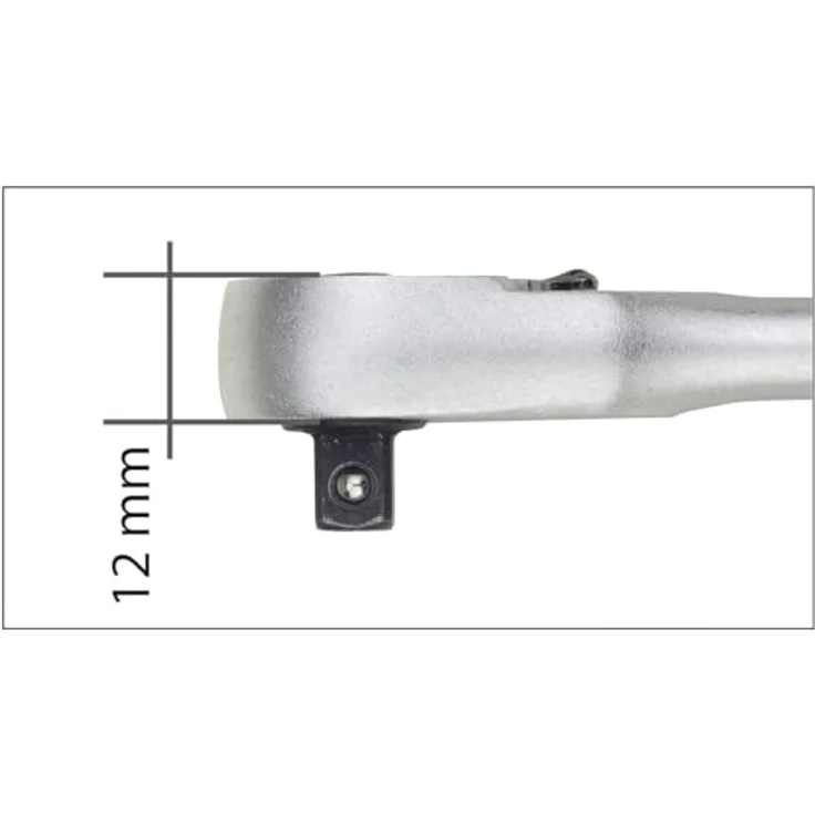 PROXXON INDUSTRIAL Bohrer- und Bitset 23078, 32-teilig mit 1/4" MICRO-Kompaktratsche und starkem Magneteinsatz, im stabilen Stahlkasten – Bild 6
