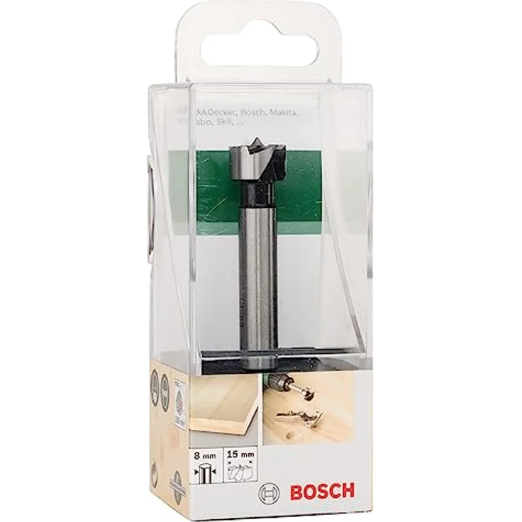 Bosch Accessories Forstnerbohrer 15 mm, Gesamtlänge 90 mm mit Zentrierspitze für genaues Anbohren – Bild 2