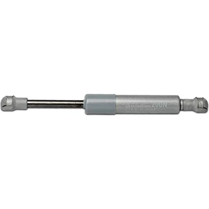 Kesseböhmer Lift-O-MAT 0013369006 Gasdruckdämpfer 200N verstärkte Ausführung grau, passend für Soft Lift und HSB-Beschläge – Bild 1