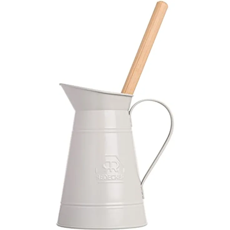 Bürstenhaus Redecker WC-Bürste in Metallkanne (weiß)